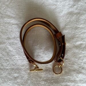 Leather wrap bracelet